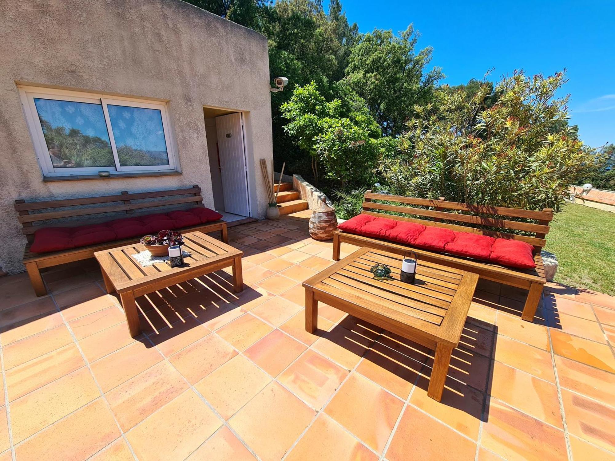 Villa M, Chambres D'Hotes, Vue Mer, Sauna, Piscine A Six-Fours Six-Fours-les-Plages Exterior foto